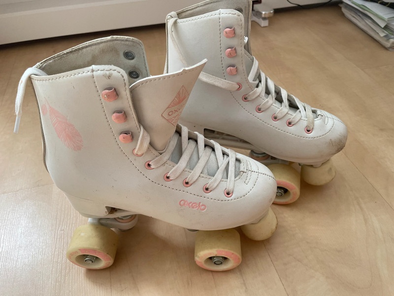 Kolieskove korcule Oxelo quad 100 velk.36