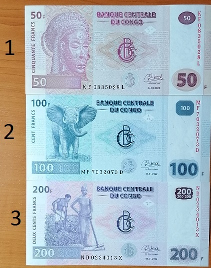 Bankovky Kongo