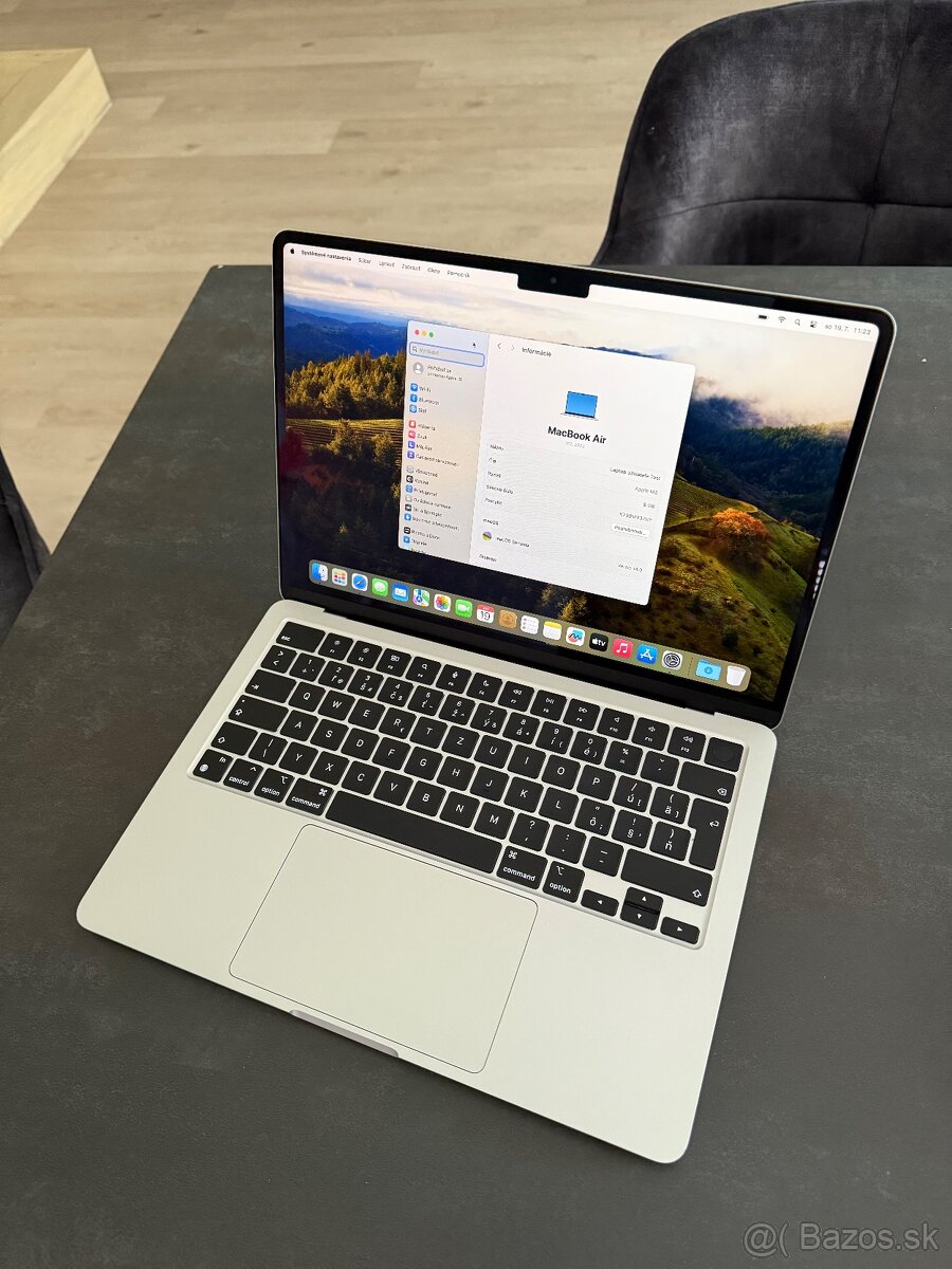 Apple Macbook Air 13.6"/M2/8GB RAM/256GB SSD/SK