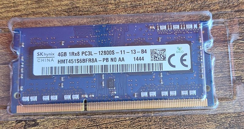 Pamať RAM SK Hynix 4GB SODIMM (notebook) DDR3 PC3L