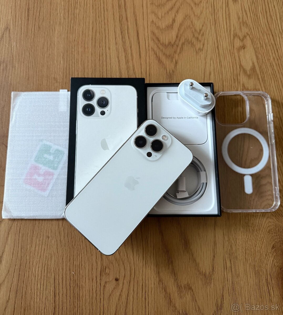 iPhone 13 Pro 256 gb Silver - komplet príslušenstvo, zaruka