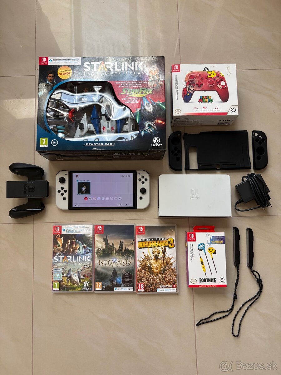 Nintendo Switch Oled + Hry a príslušenstvo