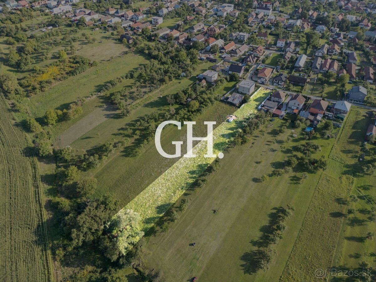 STAVEBNÝ POZEMOK - 2548 M2 - PRIPRAVENÝ NA VÝSTAVBU