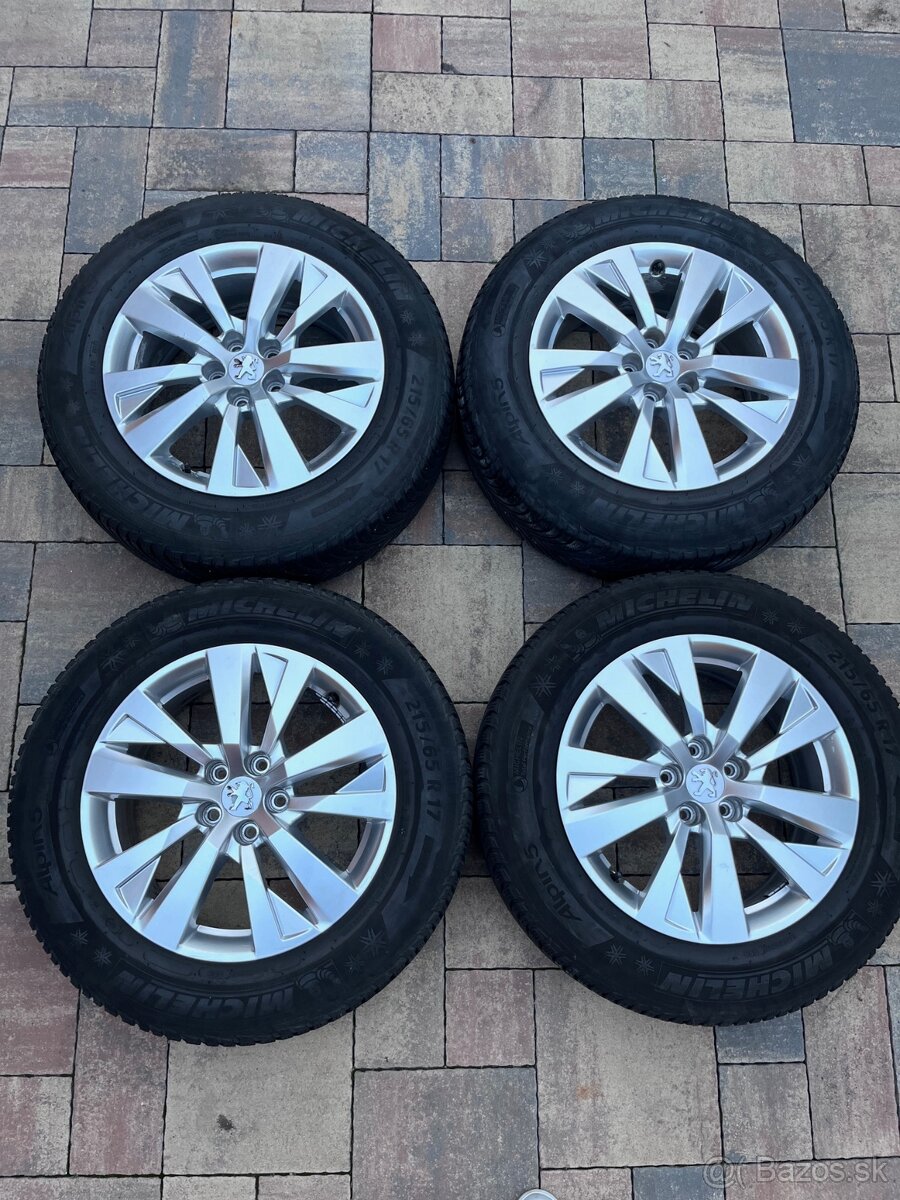 Orig. hliníkové disky Peugeot R17, 5x108