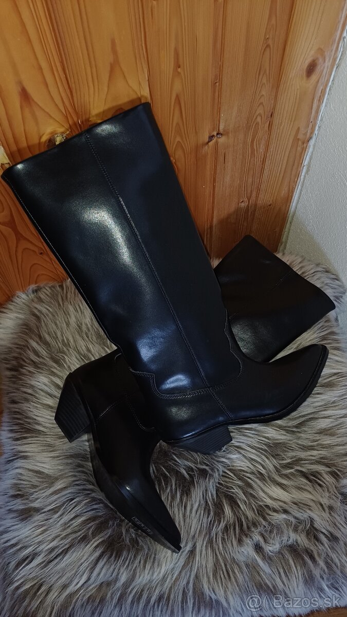 Nové PREMIUM Kožené Čižmy RESERVED