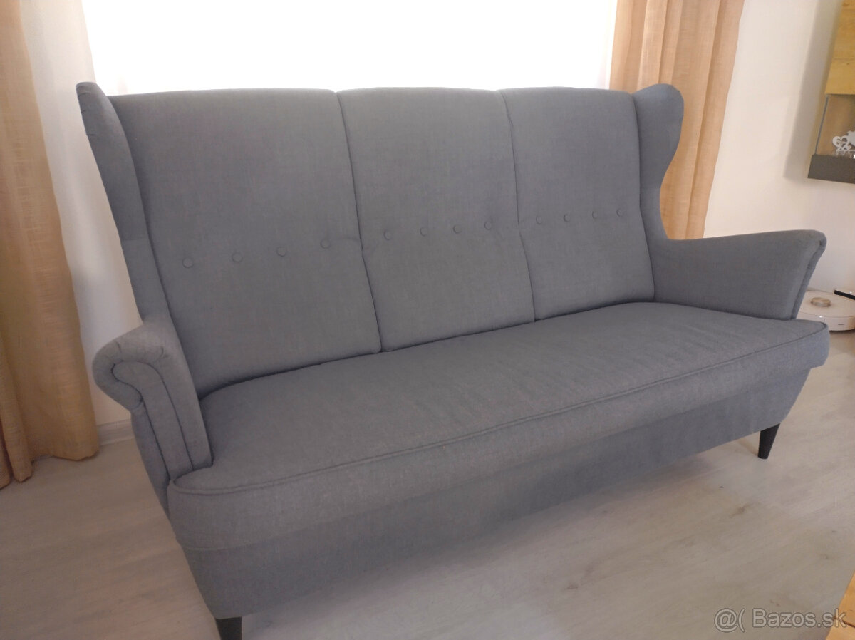 TOP STAV Ikea strandmon gauc sedy