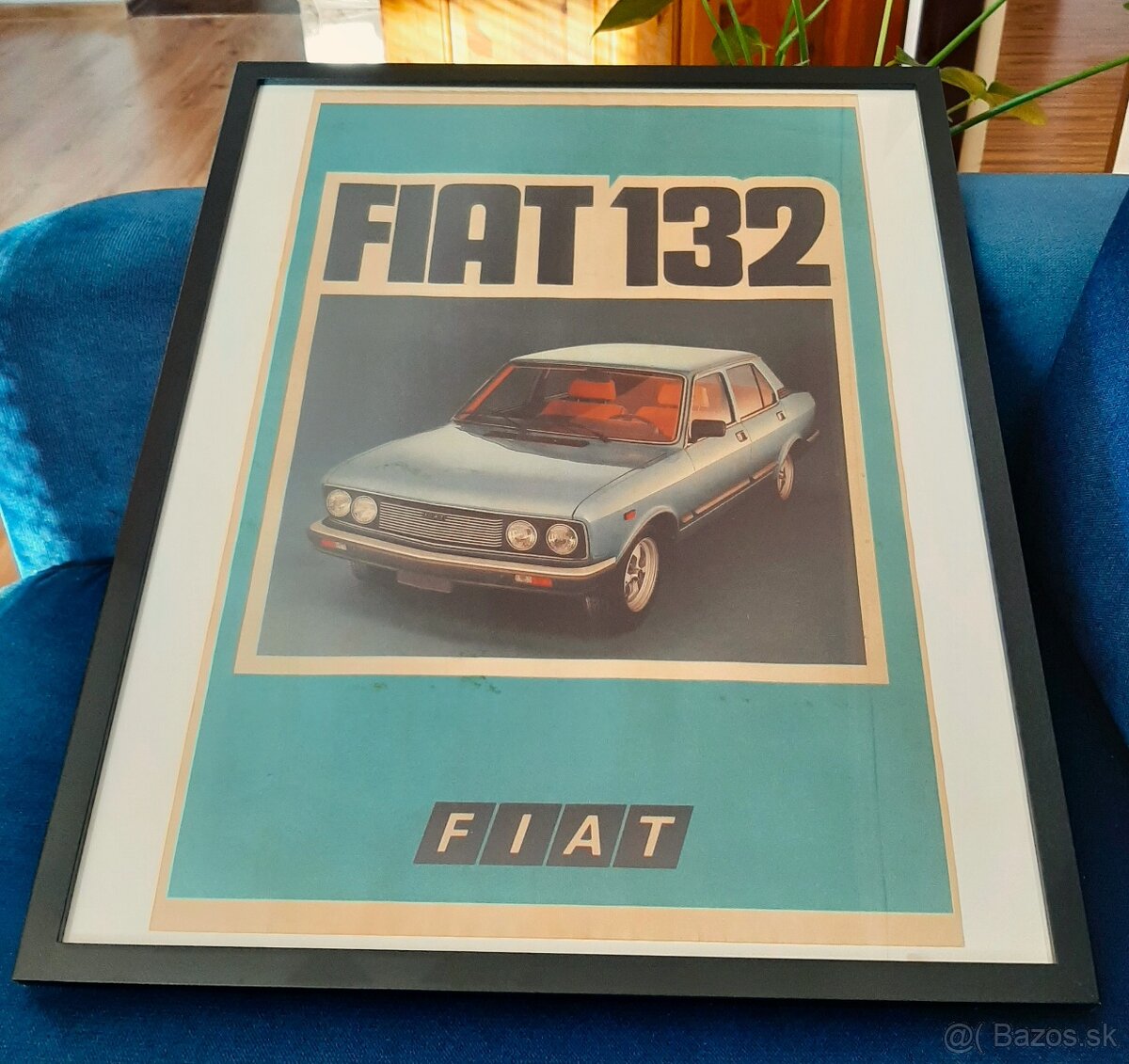 Vzácny automobilový plagát - FIAT 132