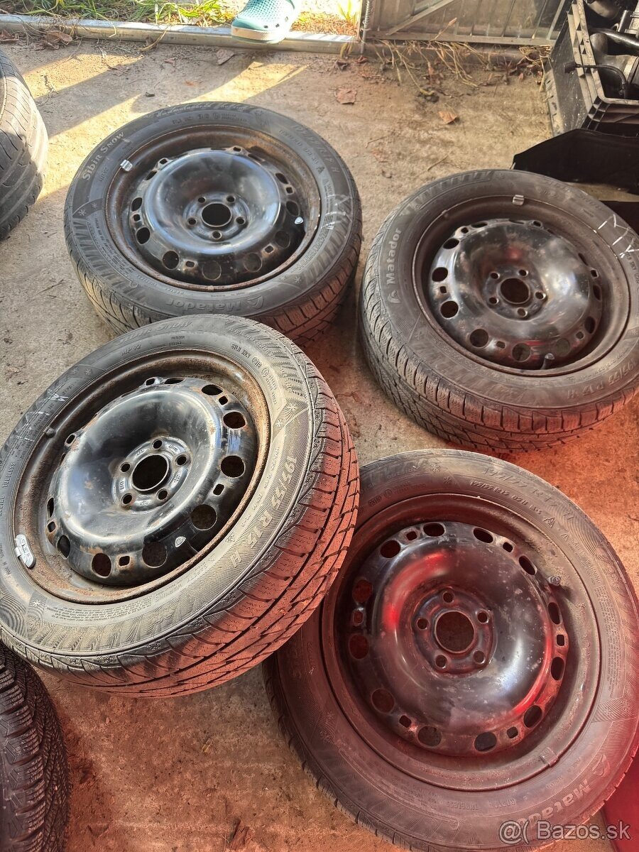 R15 zimná sada ŠKODA FABIA rozteč 5x100 195/55R15