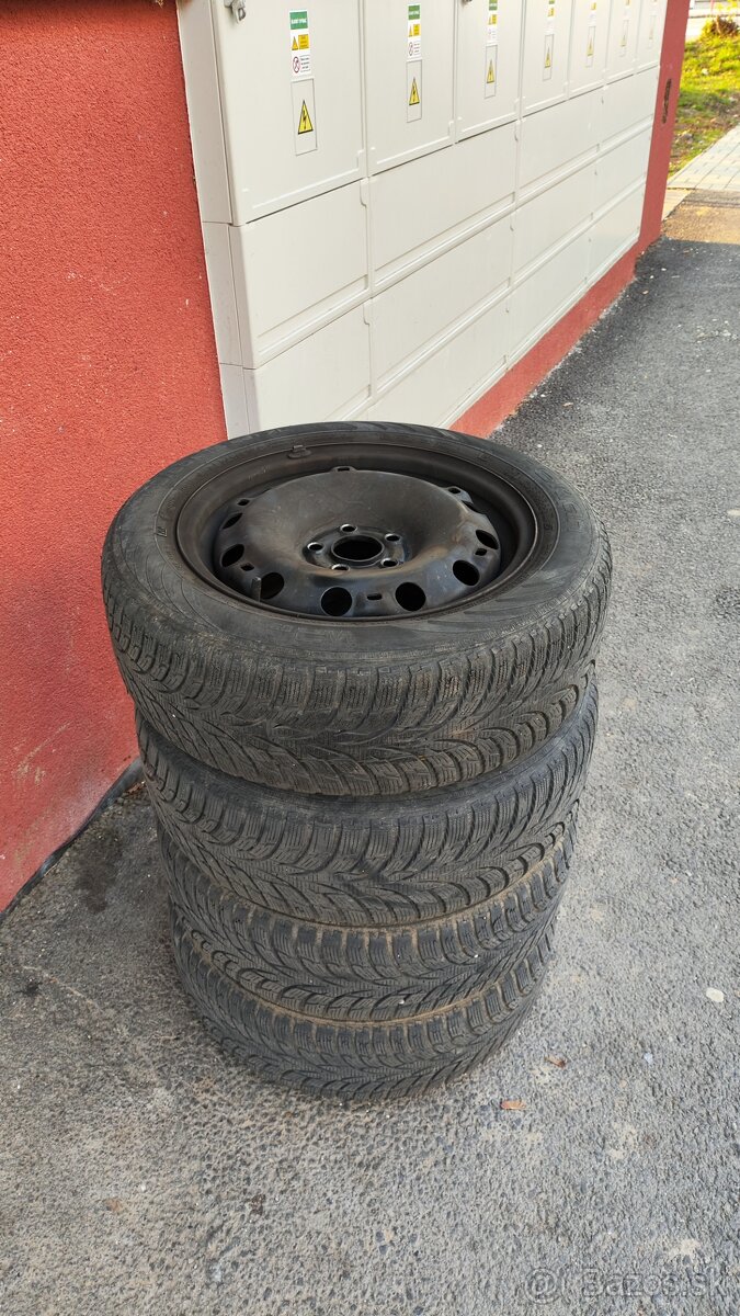 5x100 r15 Plechové disky VW Skoda