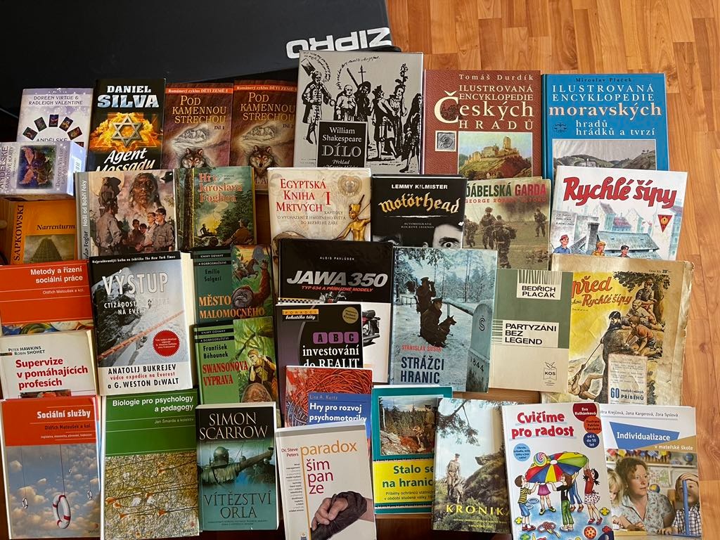 arteterapie,Kniha lásky,Motörhead, Dílo,Agent Mossadu atd