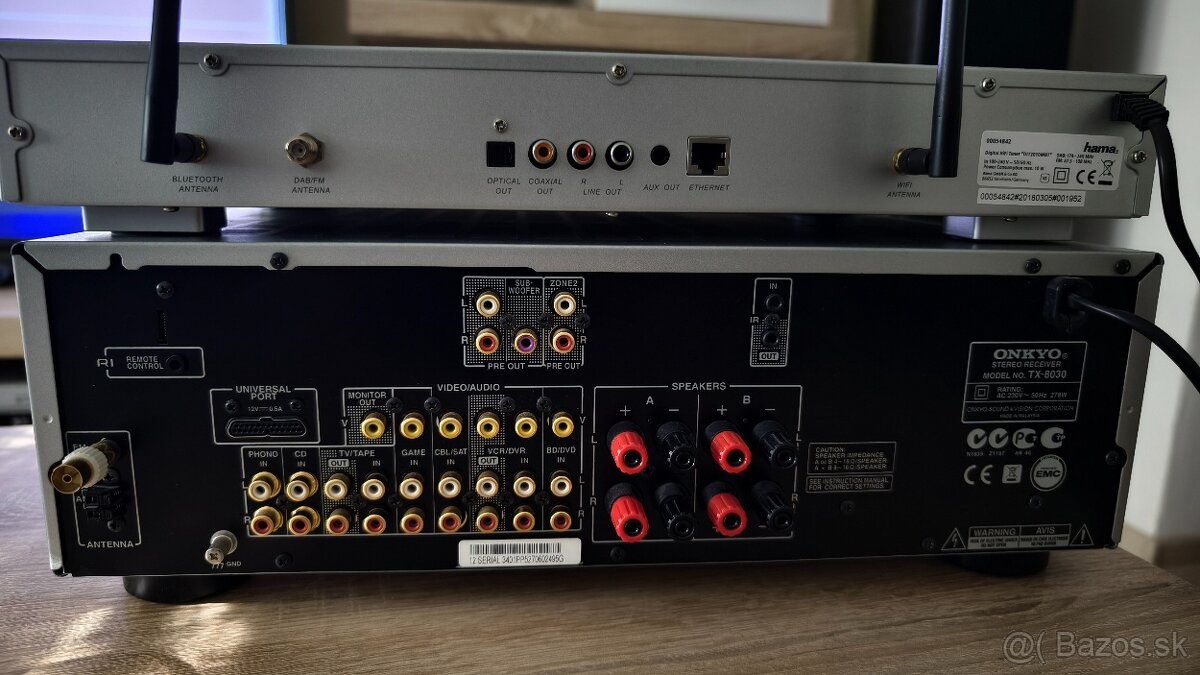 Onkyo TX8030, Hama DIT2010MBT