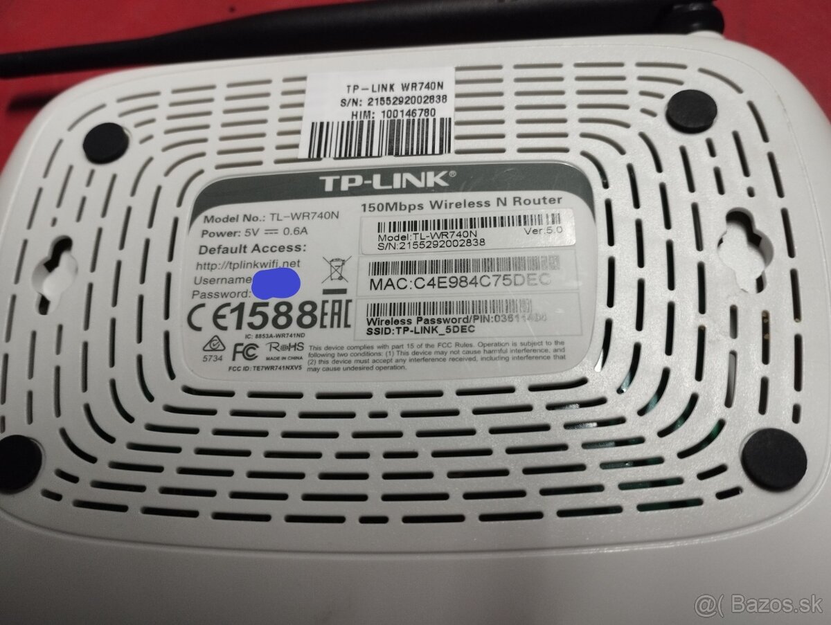 Wifi Router - TP-LINK (150 Mbps)