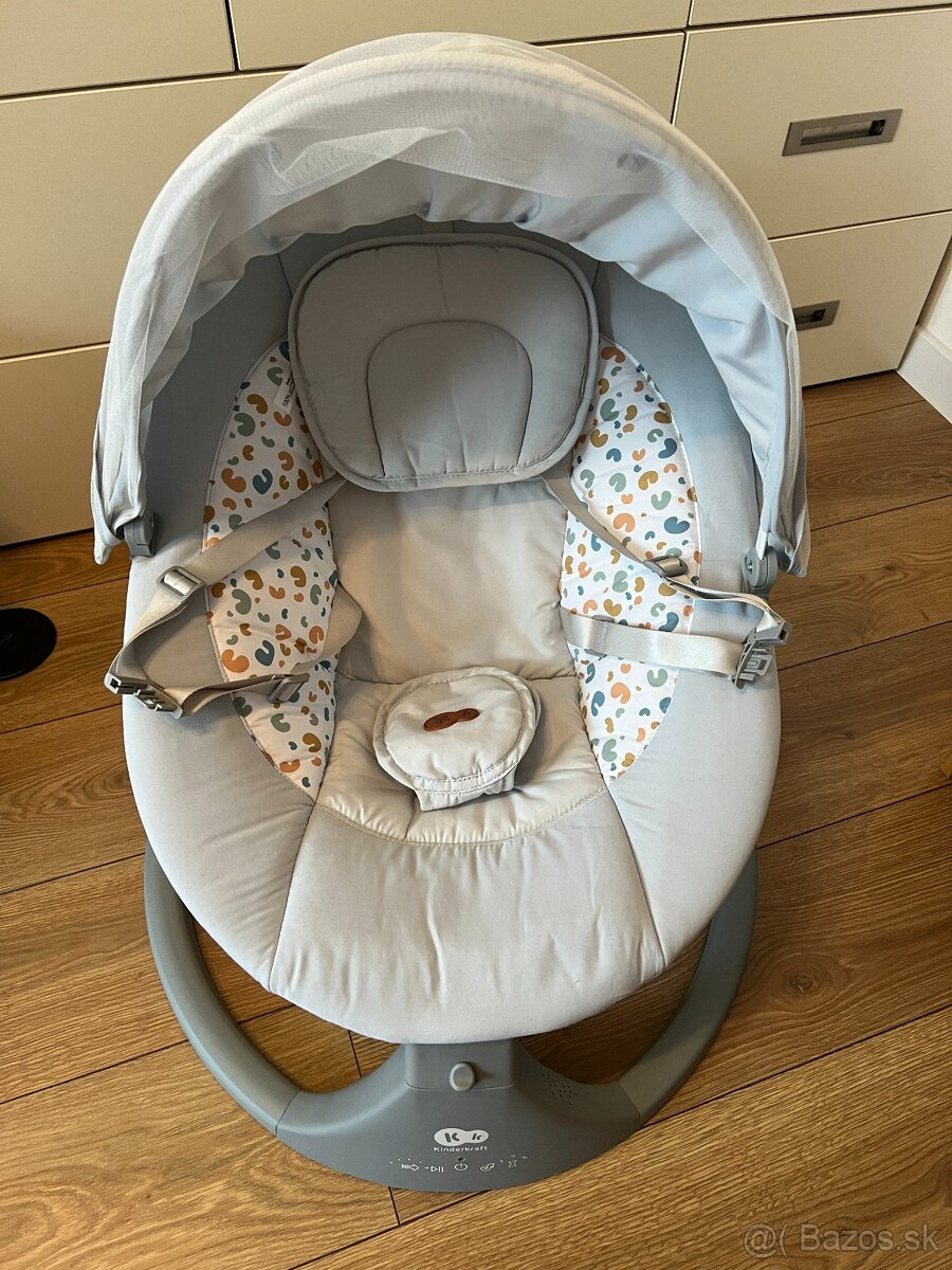 KINDERKRAFT Lehátko pohupujúce s melódiou 2v1, Premium Light