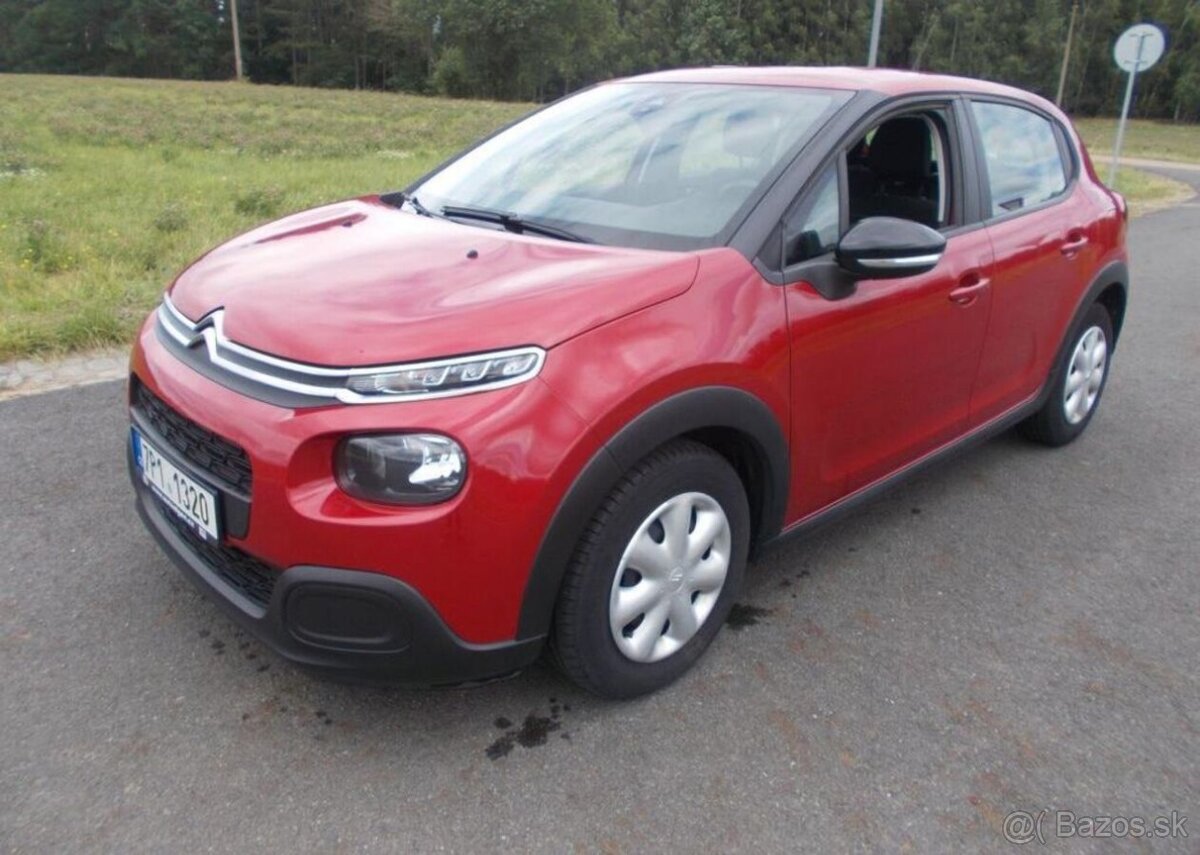 Citroën C3 1,2 47 000 KM 1 majitel benzín manuál 60 kw