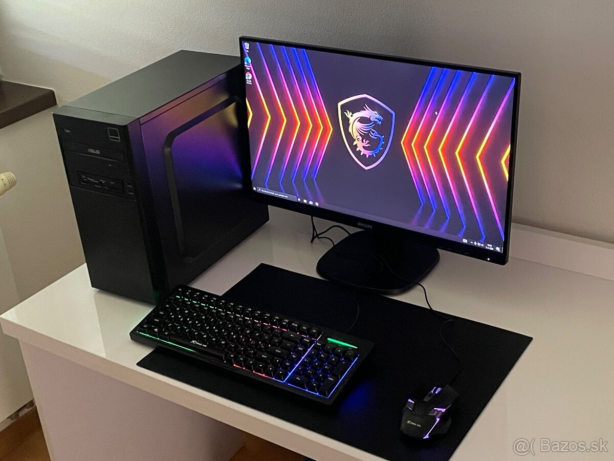 Herný PC +monitor,klávesnica,myš