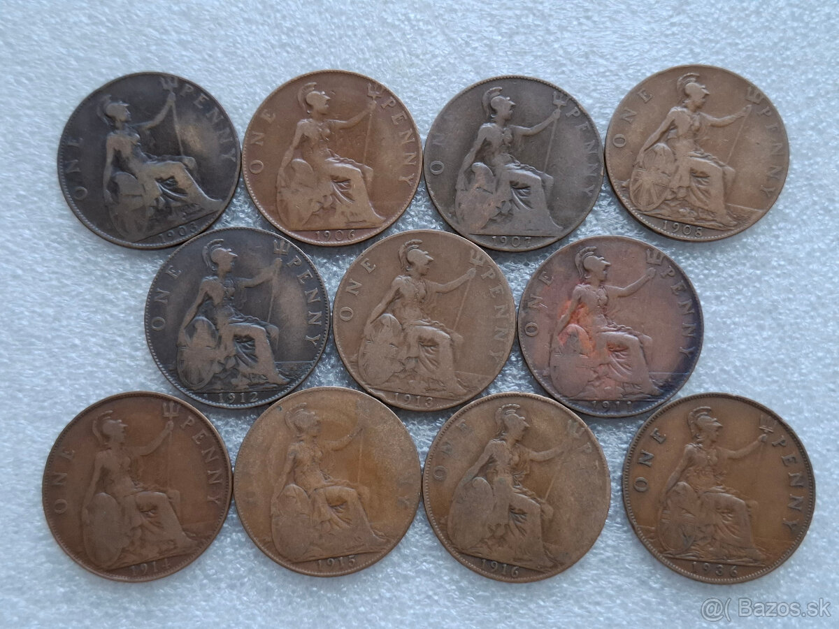 Mince - stara Europa, prevazne 1900-1945 - rozne krajiny