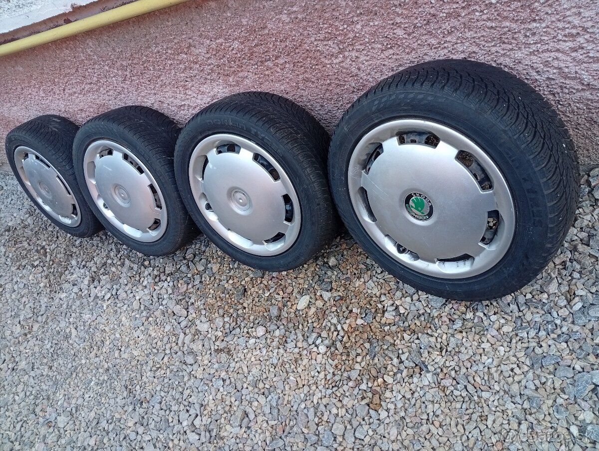 Predám 4 plechové disky 15” – 5x100