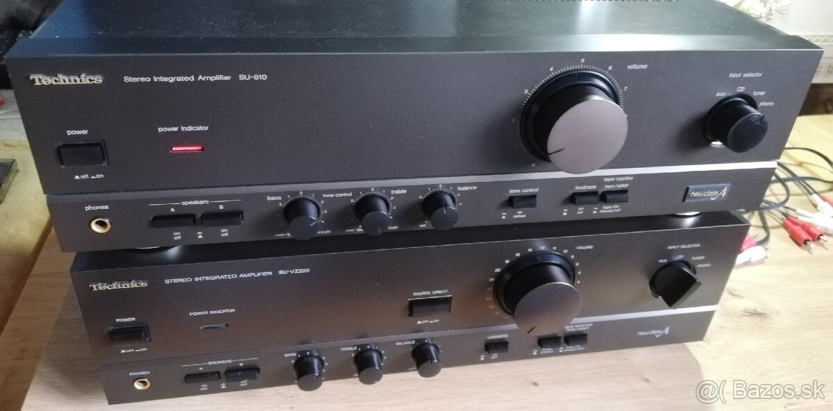 Technics zosilovače:Typ SU-VZ220 a SU-610