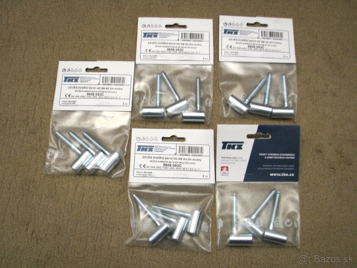 Dverné závesy 18 ks