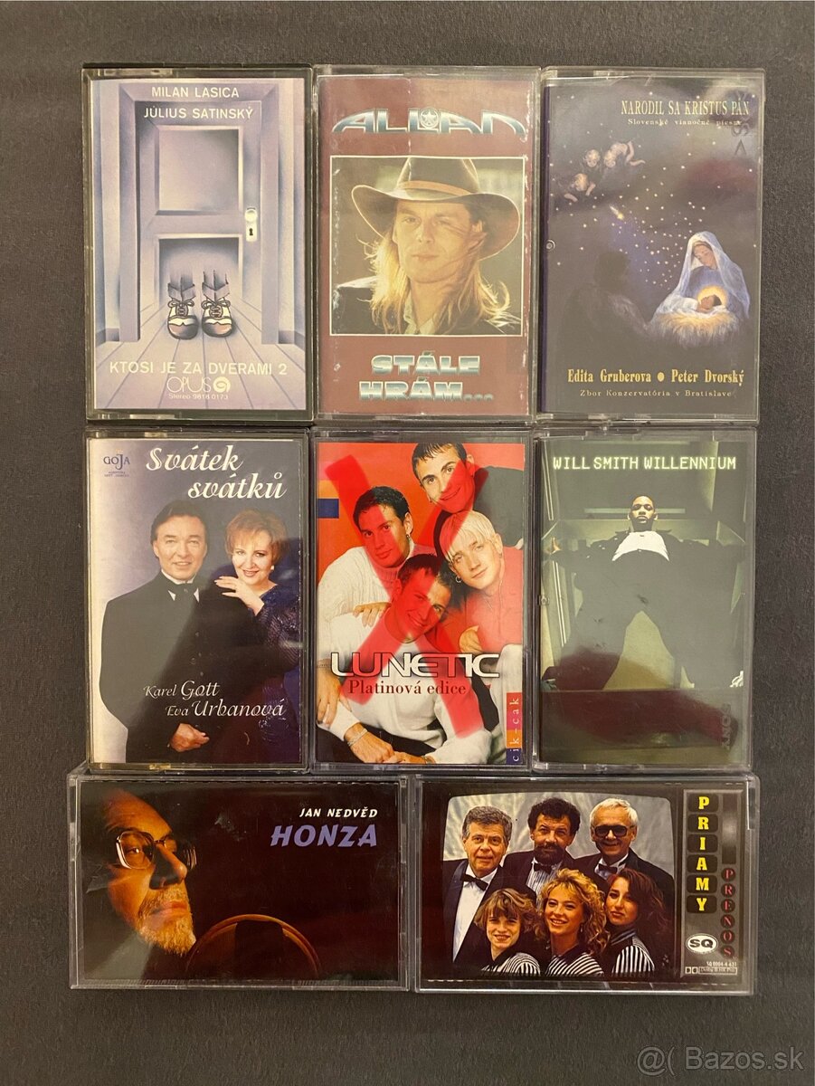 Mix rôznych kaziet spolu za 15€