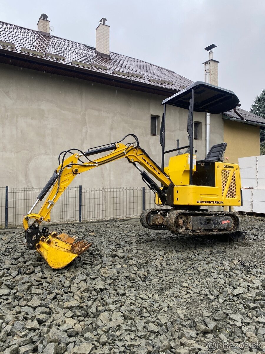 Predam minibager plne pojazdny