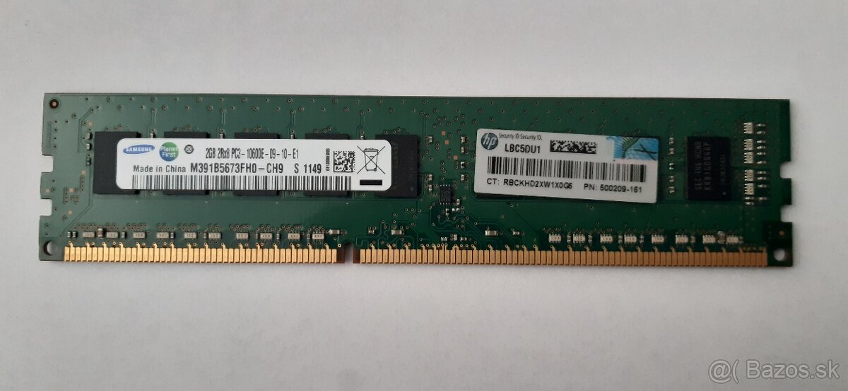 #59 - RAM 2GB DDR3 DIMM 1333MHZ
