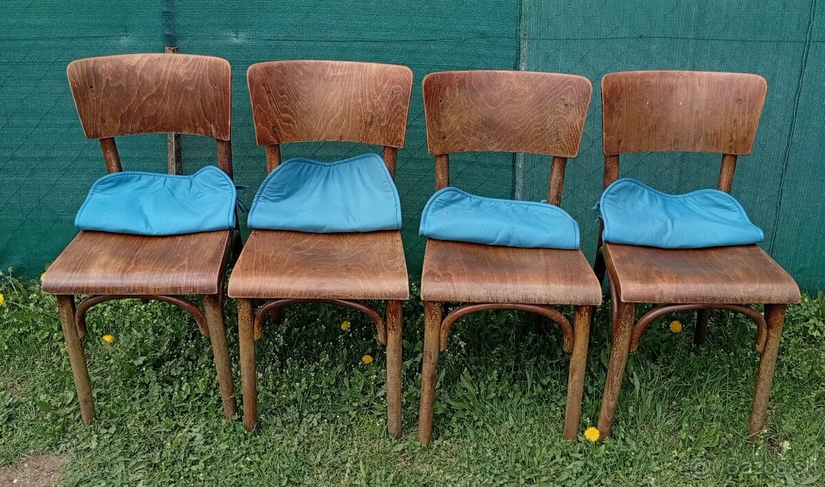 4 stoličky Thonet