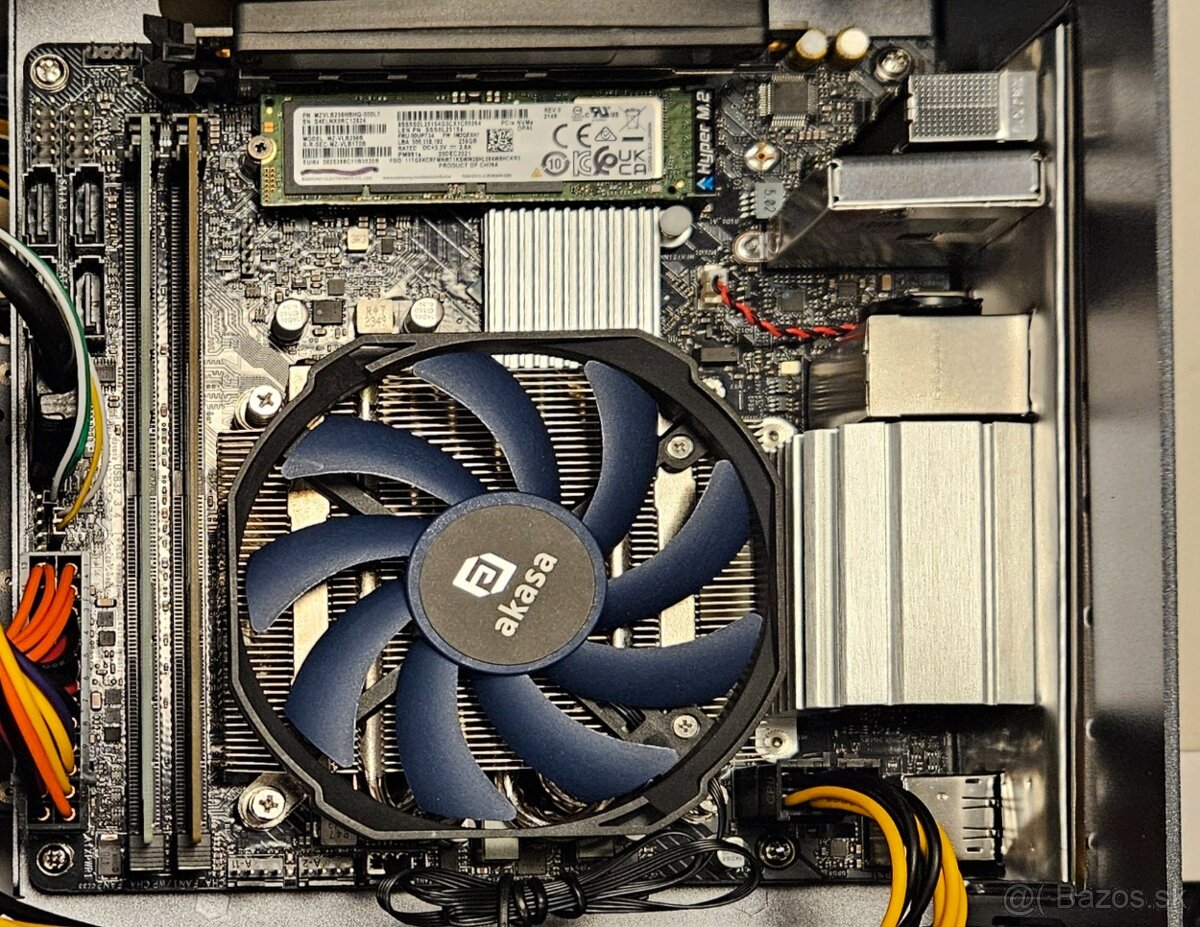 ITX B760M + i5 12400f + cpu frame + SSD