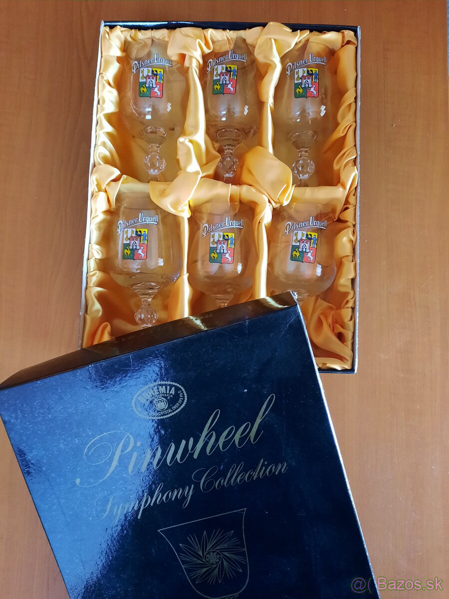 Predám starú sadu pohárov na pivo Plzen...