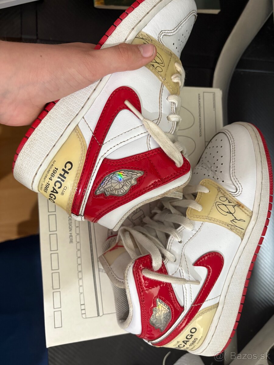 Jordan 1 Mid SS Rookie Season White