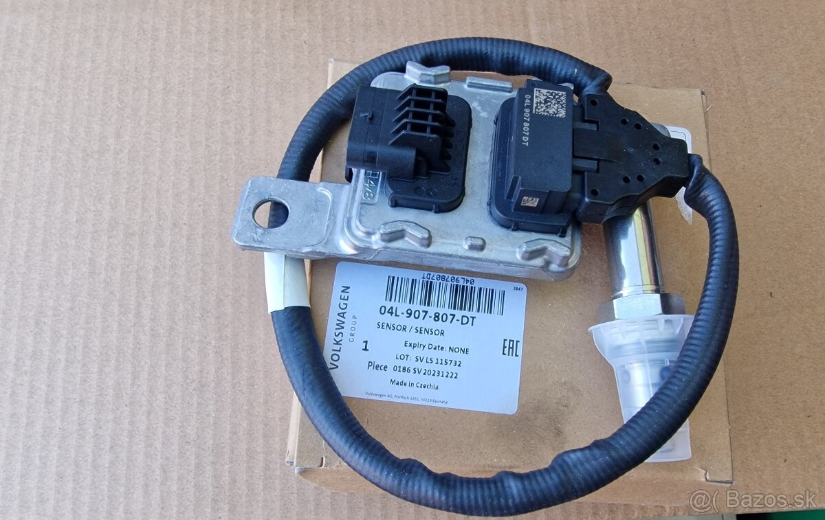 NOX sensor ORIGINÁL 04L 907 807 DT