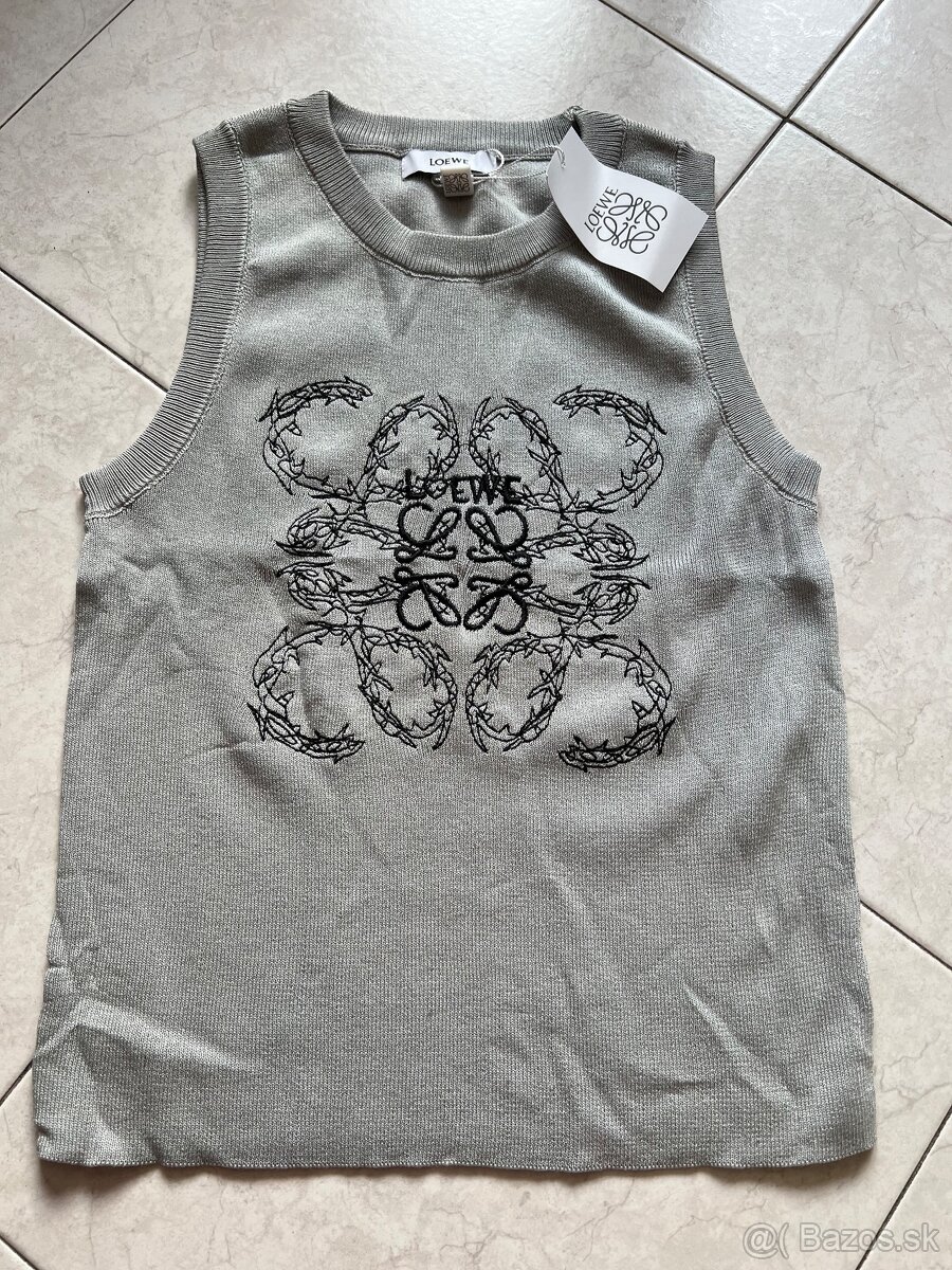 Dámsky sivy top Loewe