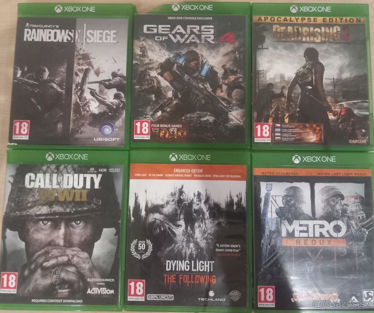 Predám hry na xbox one s/x