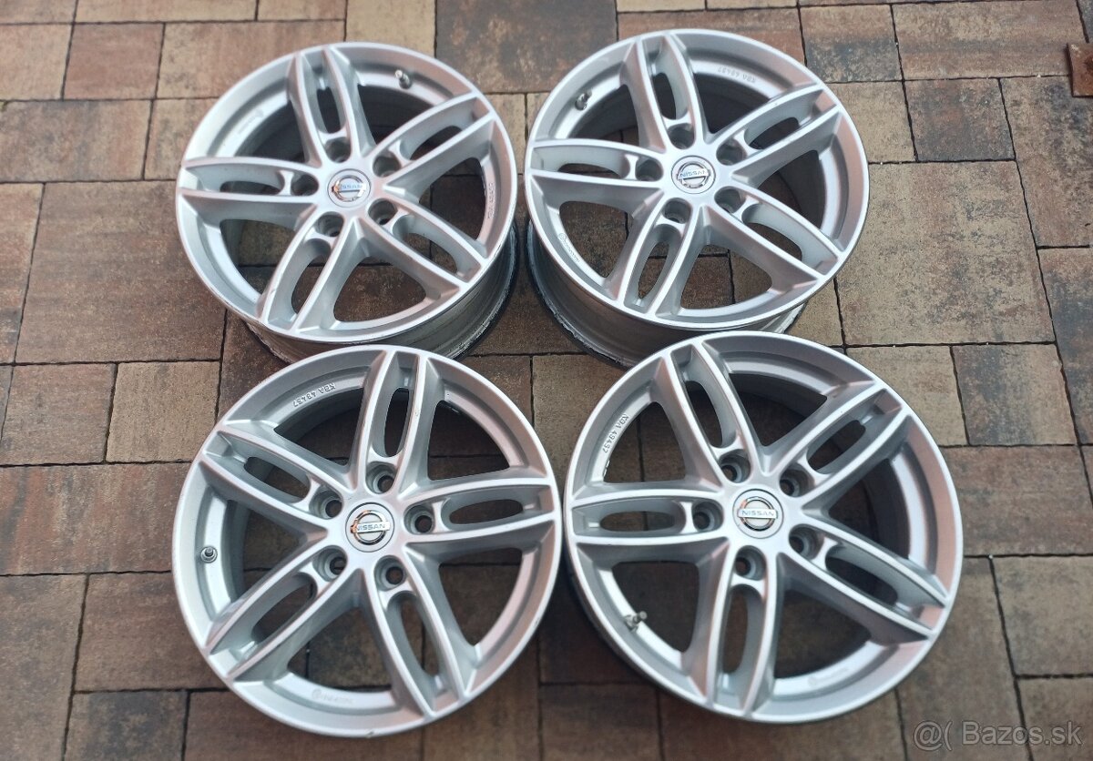 Orig. hliníkové disky Nissan R16, 5x114,3