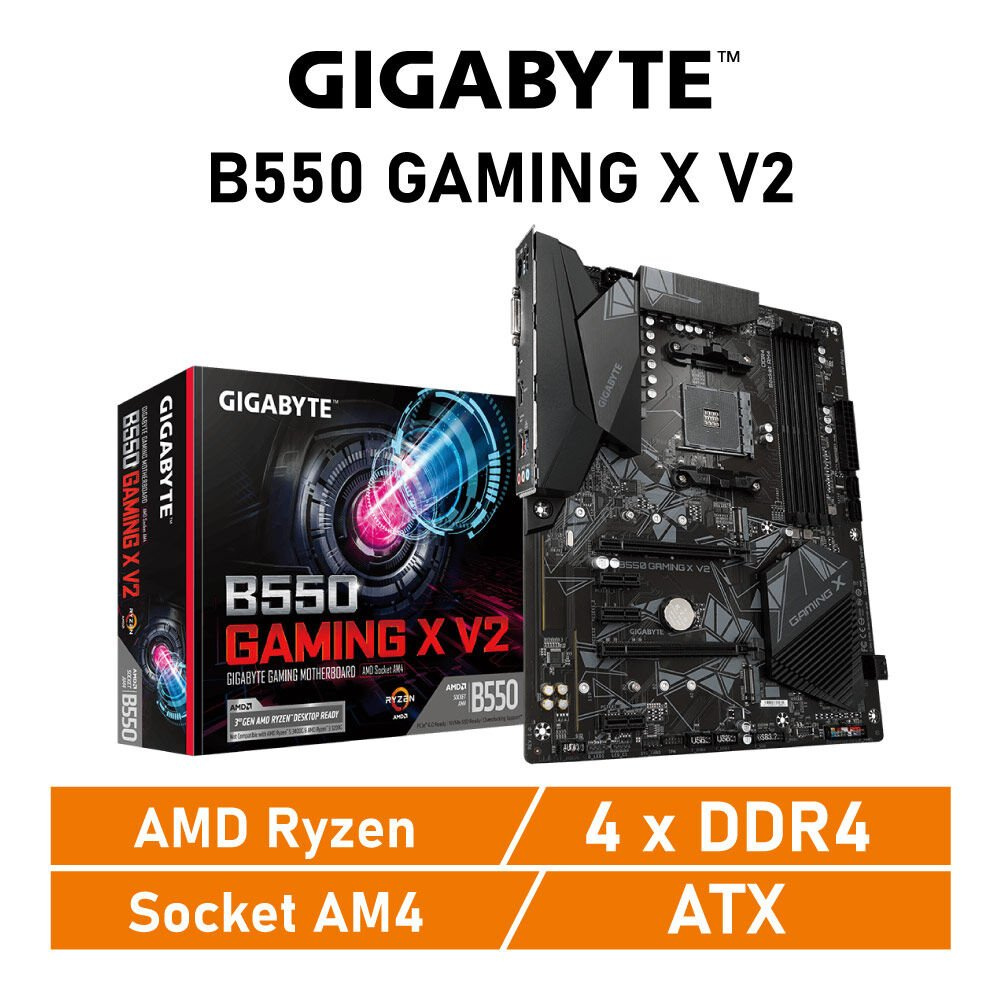 Herná doska Gigabyte B550 Gaming X V2, socket AM4 / záruka