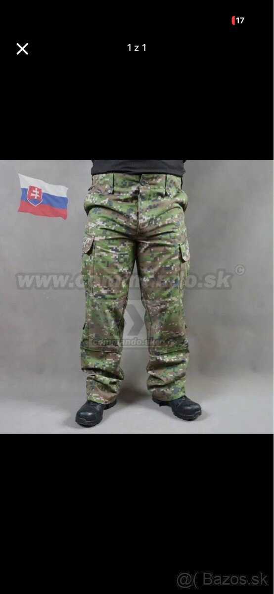 Vojenské digital maskáče vzor 07
