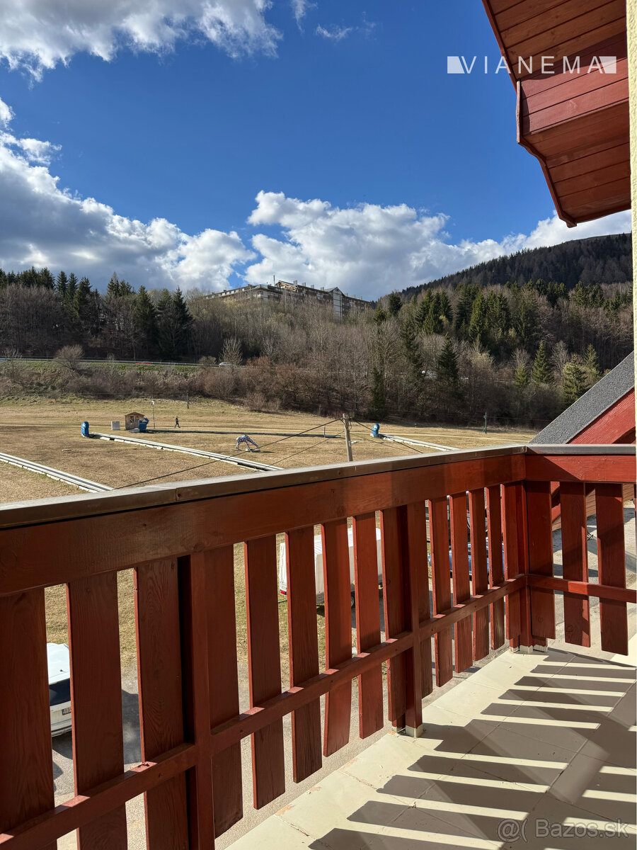 Exkluzívny 2-izbový zariadený apartmán s garážou Donovaly