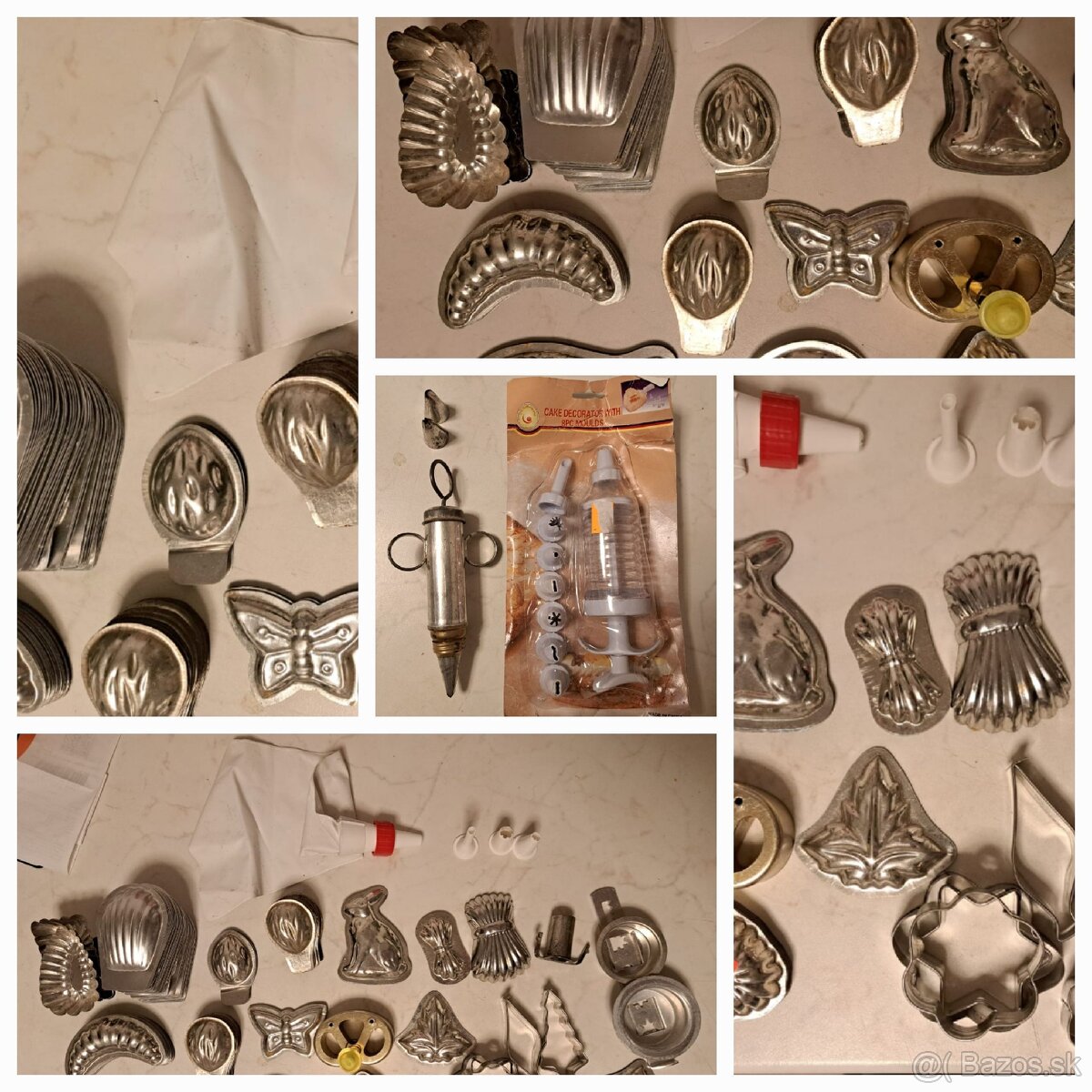 Starožitné Formy na pečenie + zdobičky