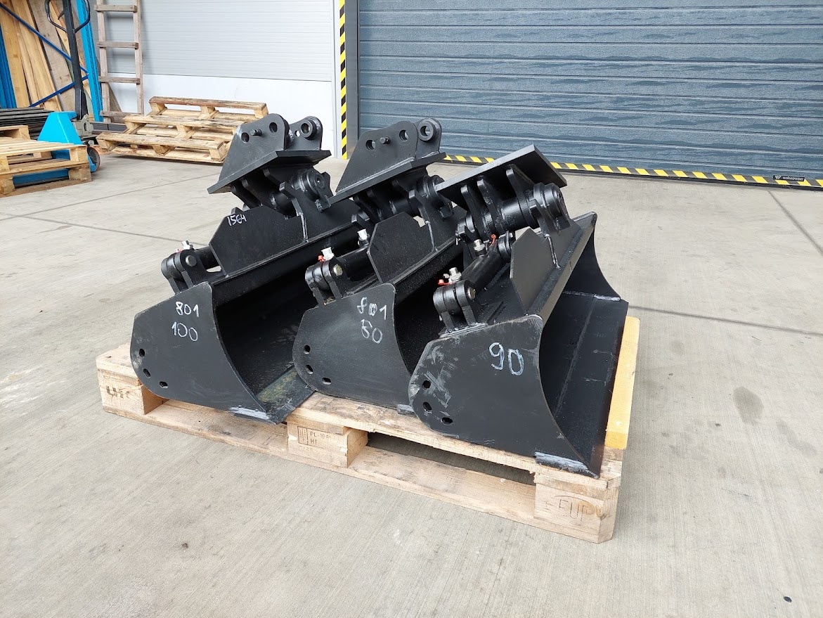 Hydraulická svahovacia lyžica na minibager 1-2 tony skladom