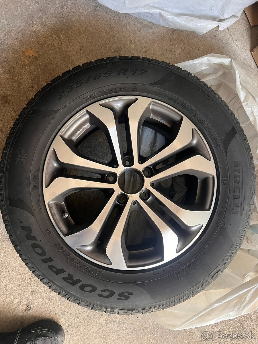 zimné kolesá - disky+pneu - R17 235/65/17 Pirelli