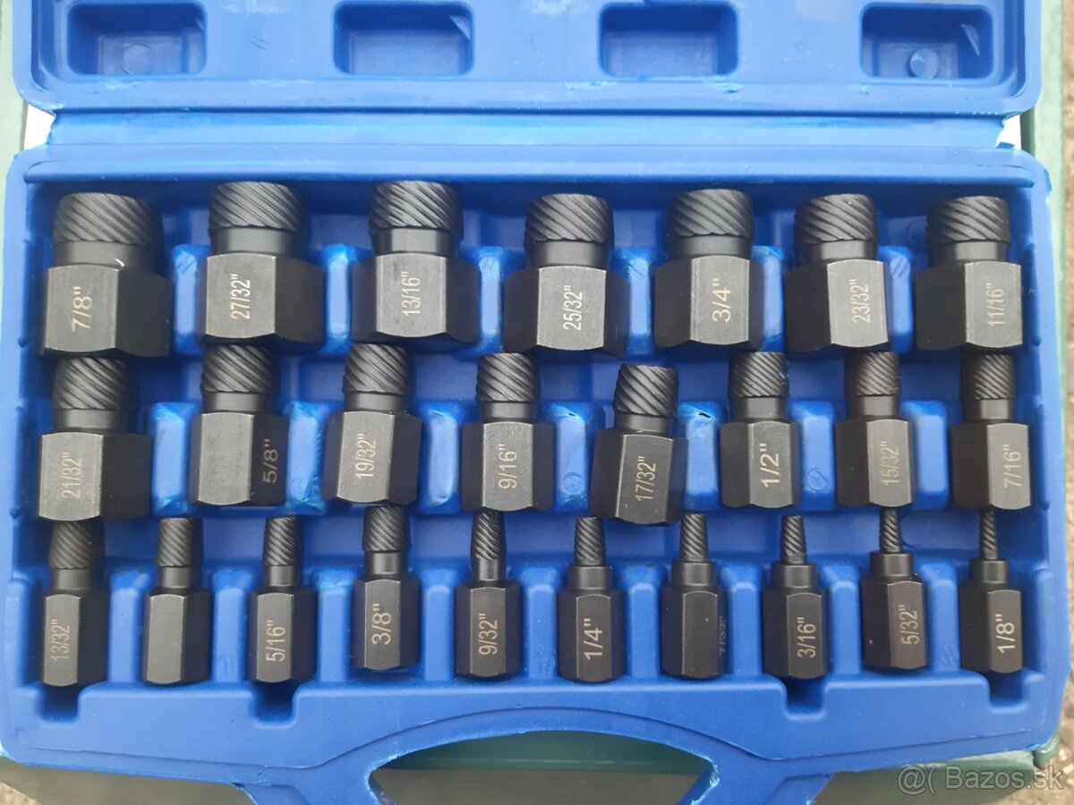 Sada na povolenie poškodenych skrutiek