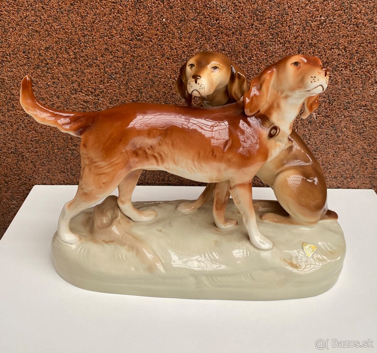 2 sošky psov Royal Dux