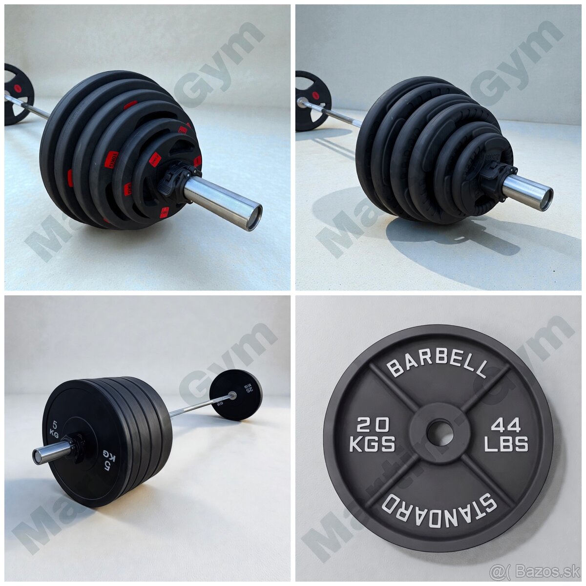 Zvýhodnený set - kotúče + tyč + objímky