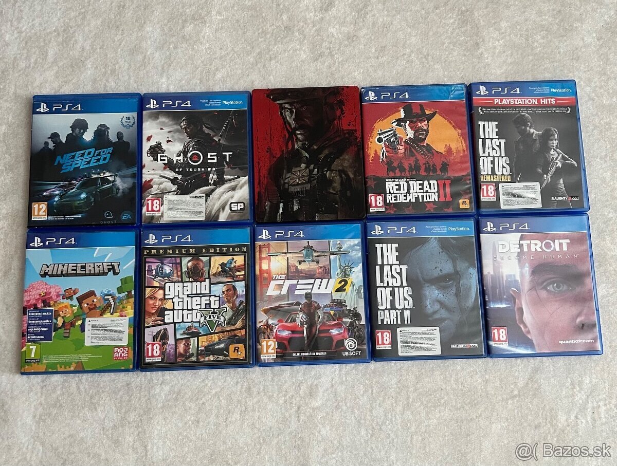 Predám hry na ps4