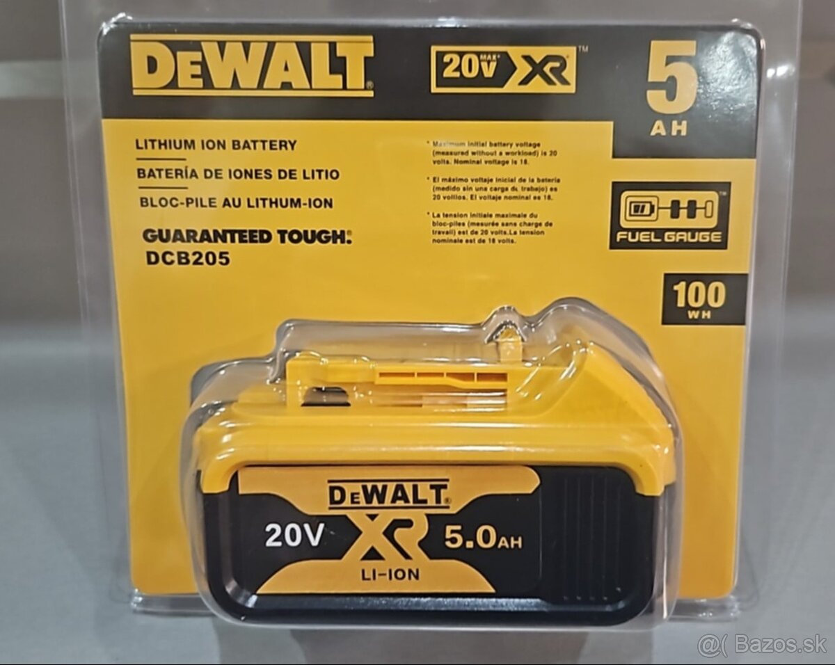 DeWalt baterky