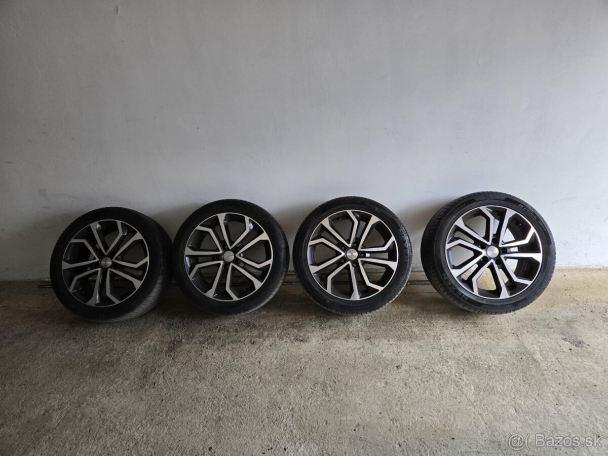 ALU DISKY DEZENT 5x112 ET 45+PNEU