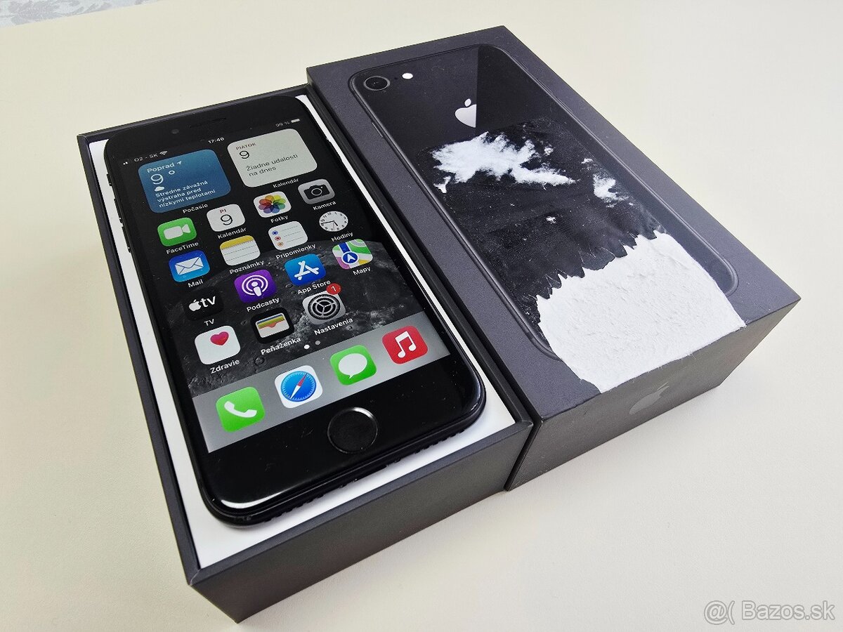 Apple iPhone 8 64GB Space Gray,KAPACITA BATÉRIE 100%