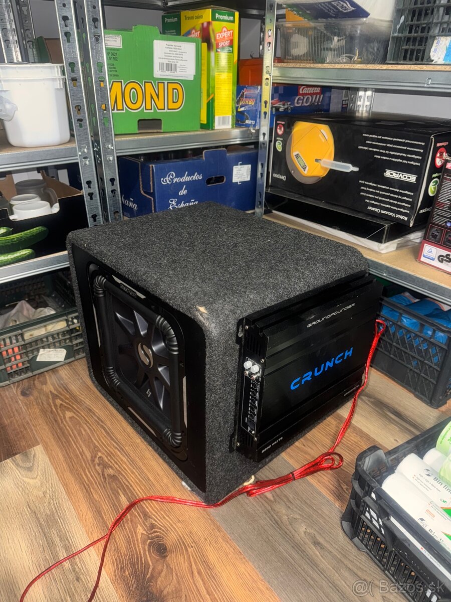Subwoofer Kicker + zosilňovač