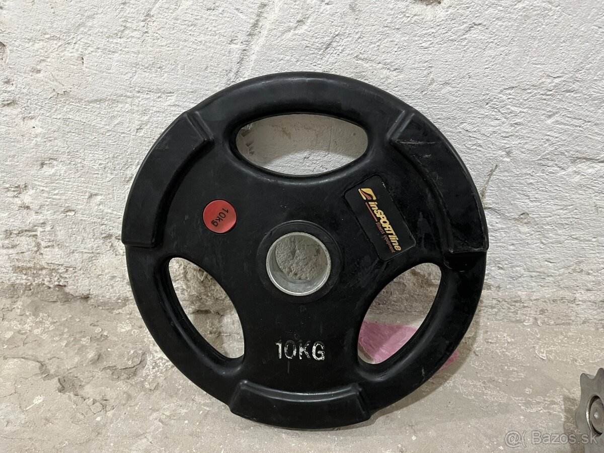 10 kg pogumovaný kotúč / závažie