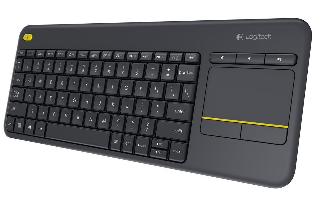Logitech Wireless Touch Keyboard K400 Plus CZ